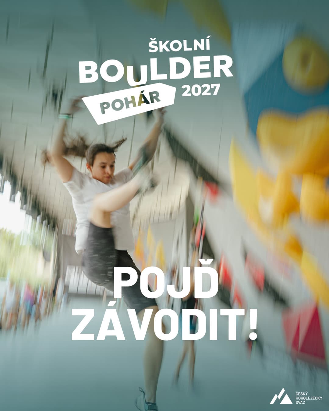 Vizuál kampaně ŠBP 2027: Pojď závodit!