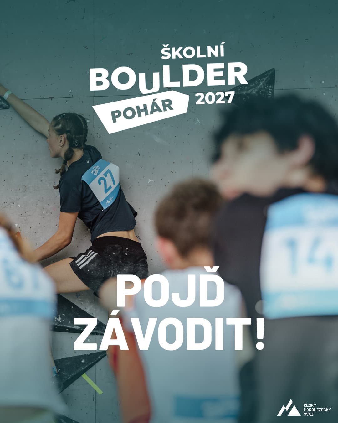 Závodnice se startovním číslem 27 – vizuál ŠBP 2027